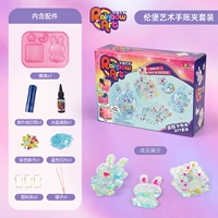 Ручная зажим [капли клей+плесень+lampstar+вспыхивает цветовой бусин+зажим+пинцетки