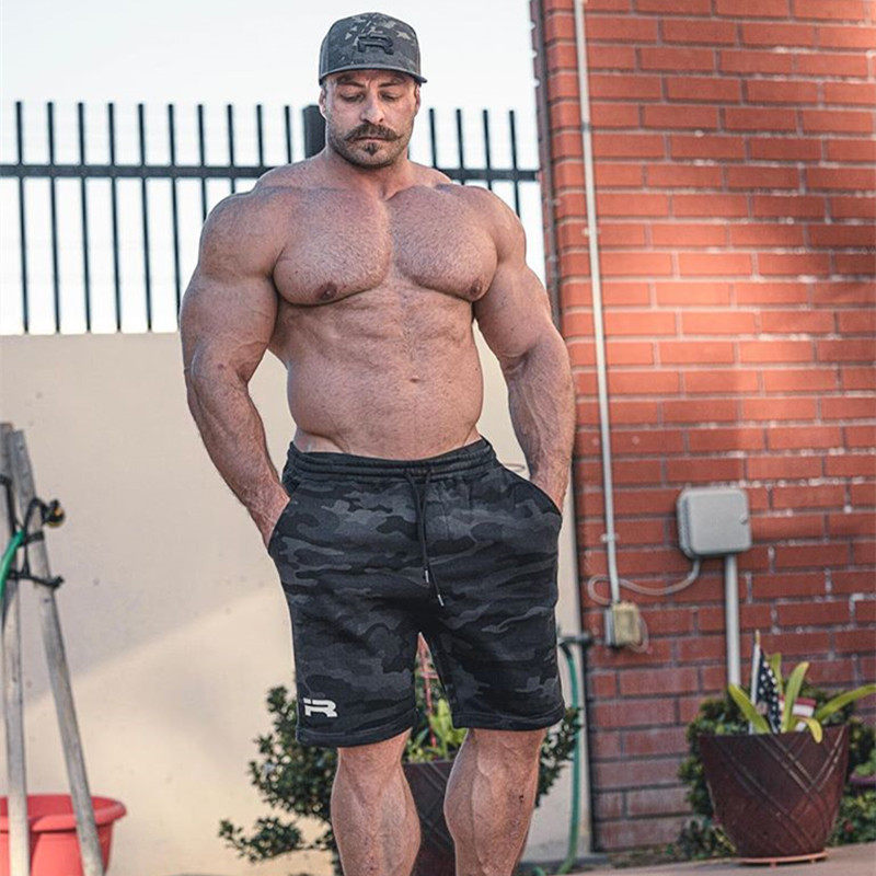 Summer Sports Shorts Muscle Men Training Fitness Brothers Outdoor Running Basketball 50% Pants Bike Riding Pants