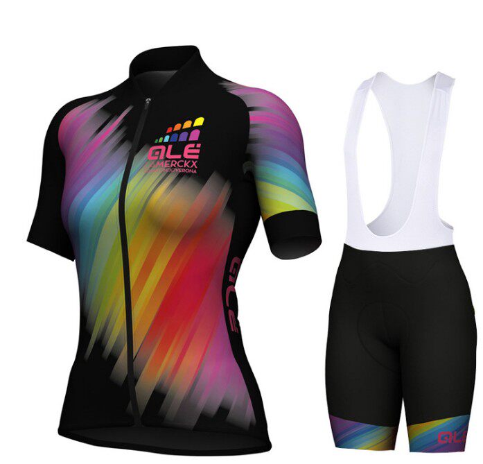 2018 hot new products ALE summer short sleeve cycling suit women bicycle outdoor sportswear customization