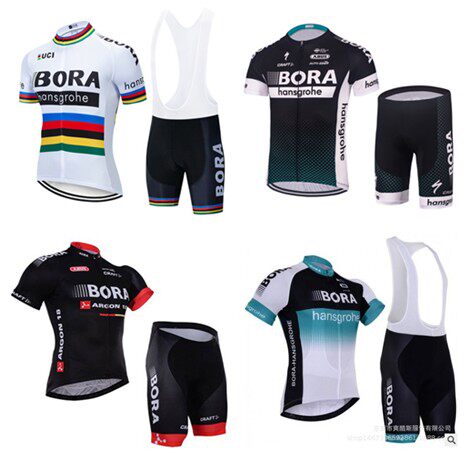 2019 hot selling BORA new summer men's and women's short-sleeved cycling suit suit bicycle outdoor sportswear customization