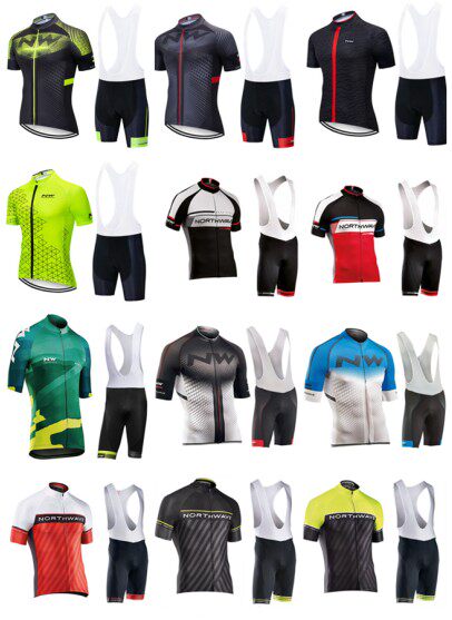 2019 new hot sale NW summer short-sleeved men's and women's cycling suit suit club off-road custom outdoor sportswear