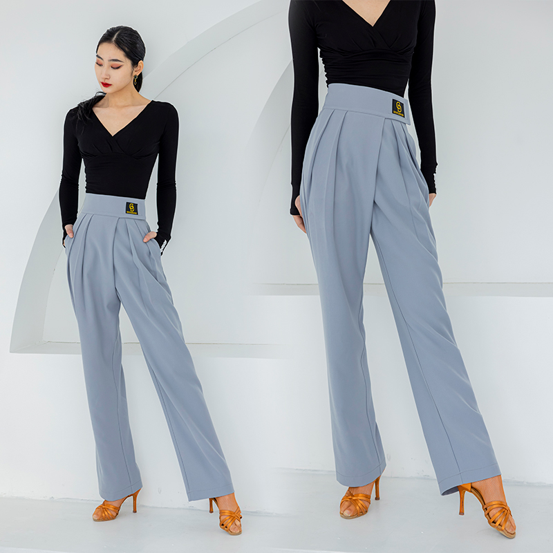 New Dancebaby Latin Dance Pants Dance Pants Dancing Pants Professional Practice Pants Men And Women Adults Thin YS311