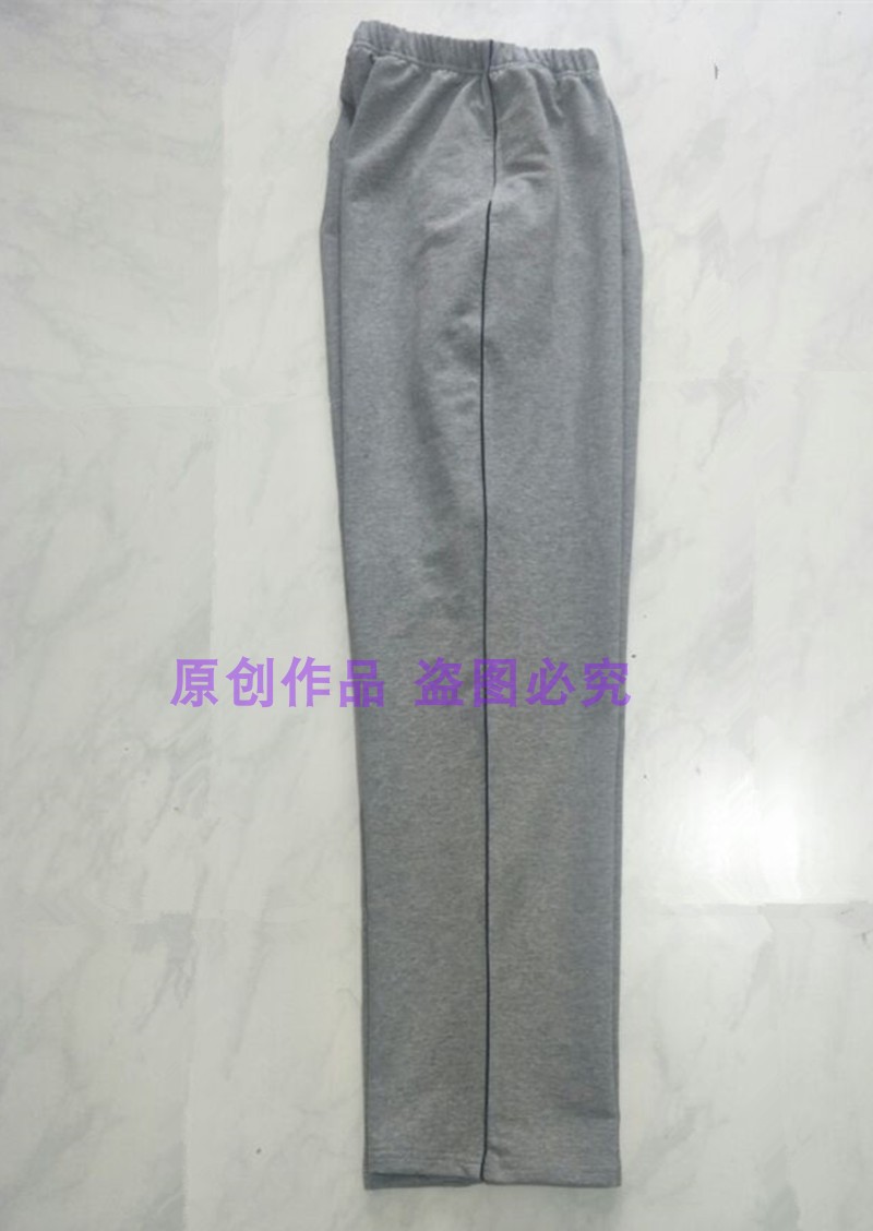 Mùa xuân và mùa thu, đồng phục học sinh mới của học sinh quần màu xám xanh cotton mịn đan không thể mua được quần bó sát - Đồng phục trường học / tùy chỉnh thực hiện thời trang cho bé