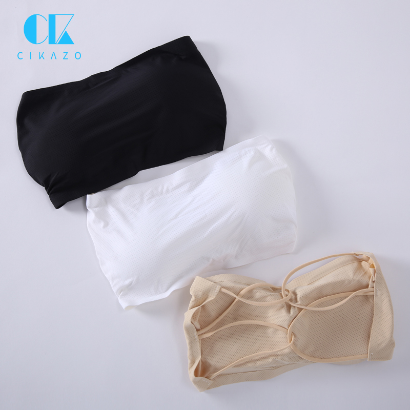 Sikaso Girls No Steel Ring Breathable Cross Belt Beautiful Back Wrapped Chest Sports Underwear Student Bra G40
