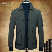 Mattila thickened cotton coat mens short jacket 2020 new lapel and cotton warm flight jacket trend jacket