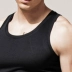 Vest nam Slim Fit Đen Tuổi trẻ Thể hình Tập luyện cơ bắp Nhanh chóng khô thoáng khí Áo mỏng