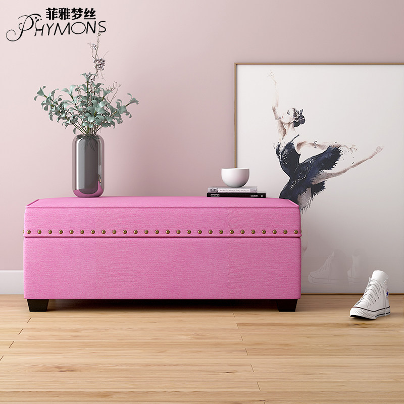 Nordic Storage Bench Clothing Shop Stool Pedaling Sofa Living-room Benches Bed Tail Bench Cloth for sitting and changing shoes stool
