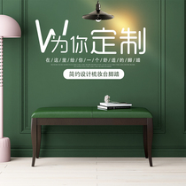 American solid wood bed tail stool in front of bed simple bed tail couch bedroom sofa cloakroom stool bedside bench bench shoe stool