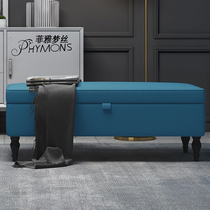 American sofa stool shoe shop test shoe stool door European style shoe stool dressing room storage stool foot storage stool foot storage long stool
