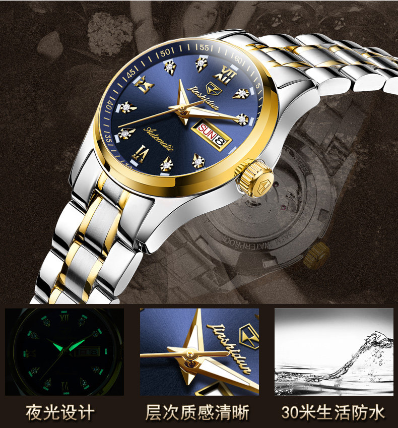 Bracelet montre pour Femme JSDUN    - Ref 3271525 Image 12