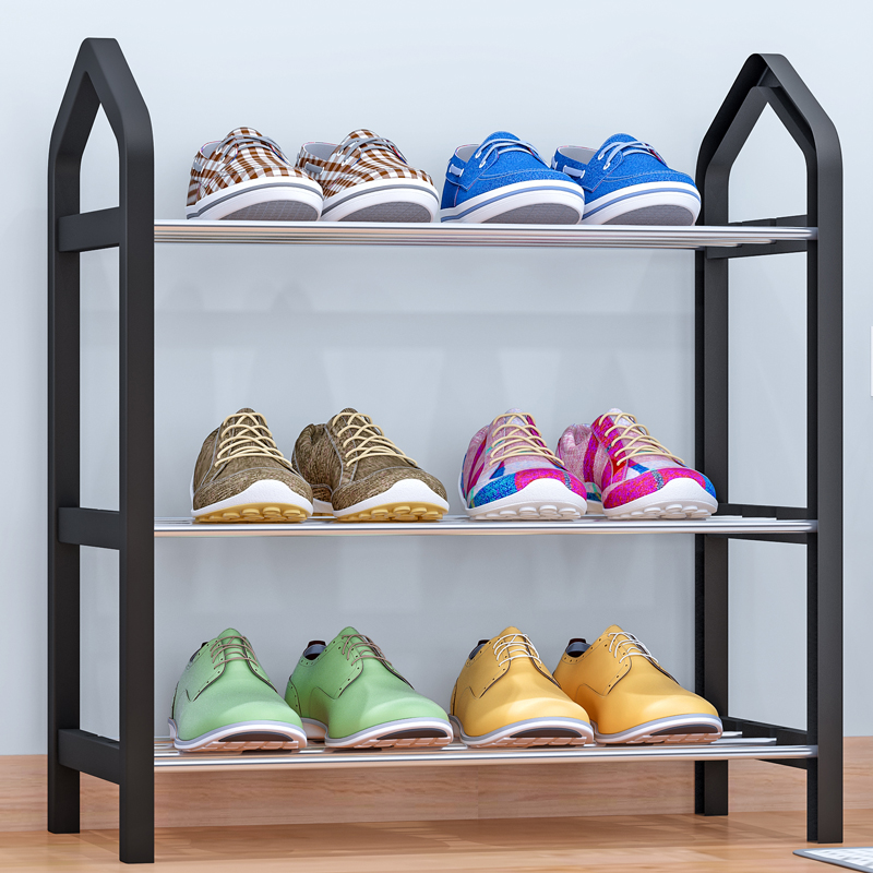 Yast simple shoe rack Multi-layer household storage shoe cabinet Simple modern economical assembly dustproof small shoe rack