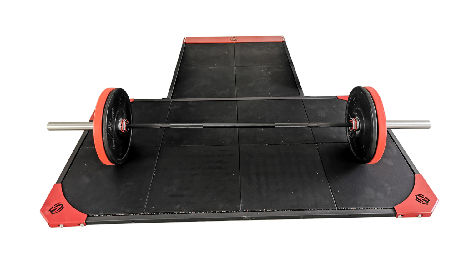 Hard pull platform barbell dumbbell shock absorber weightlifting equipment floor mat cushion rubber weightlifting platform