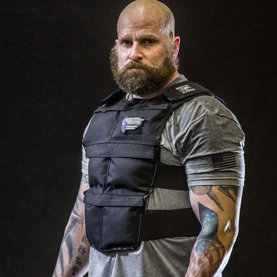 BRUTE FORCE Savage Force 10KG Weight Vest Weight Adjustable Weight Clothing Vest Running Weight