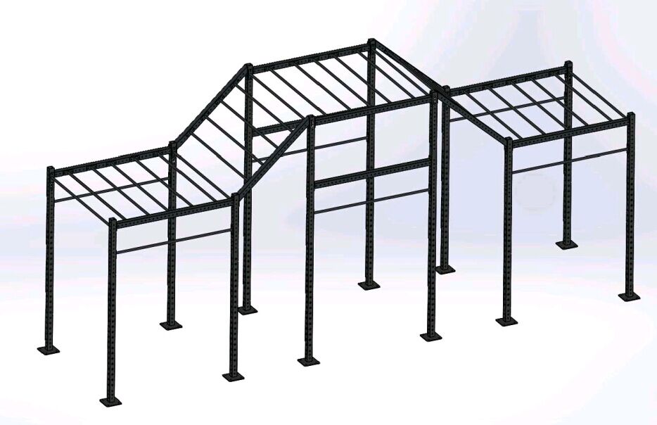 Physical Training Multifunctional Comprehensive Rig RIG 12 Columns High and Low Climbing Private Education Fitness