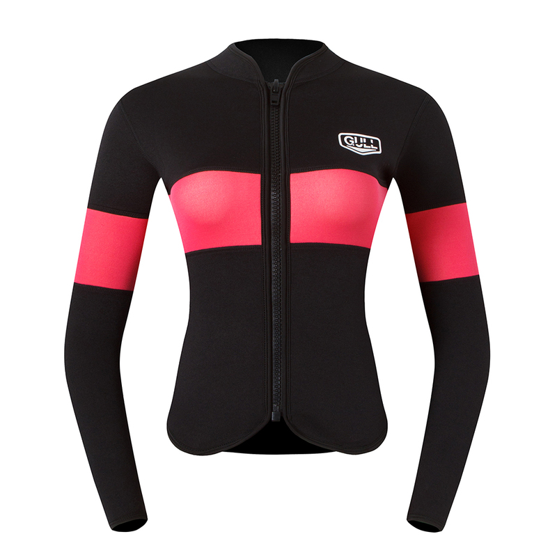Gull3Mm Thermal Wetsuit with Front Zipper, High-Elastic Wet Suit for Scuba Diving, Freediving, Split Surfing Wetsuit