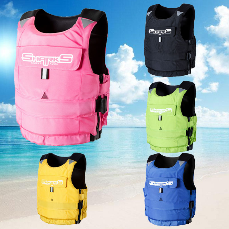 WATERSTAR Leather Canoeing Life Jackets Buoyancy Vest Buoyancy Coat Anticollision Clothing Skaters Fishing Surf New