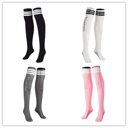 1mm super bouncy girls WATERSTAR diving stockings over knee wetsuit stockings beach socks sunscreen diving socks