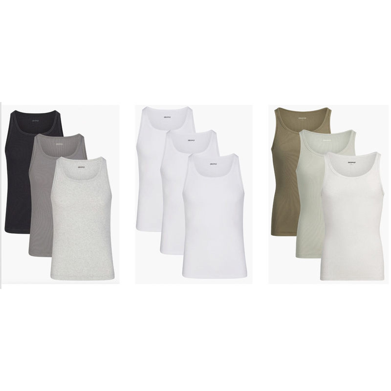 【New Limited Color】Skims Cotton High Elastic Striped Cotton Spaghetti Strap Sexy Men's Tank Top