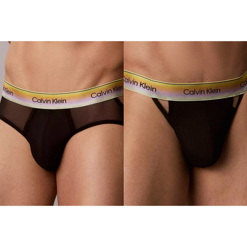 Small Amount of Restock [Do Not Purchase if You Are Shy] Ck26 New Rainbow Mesh Sexy Triangle Panties Nb4594