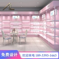 European paint shoes shop showcase Product display cabinet combination multi-function bag shop shoe rack boutique display cabinet