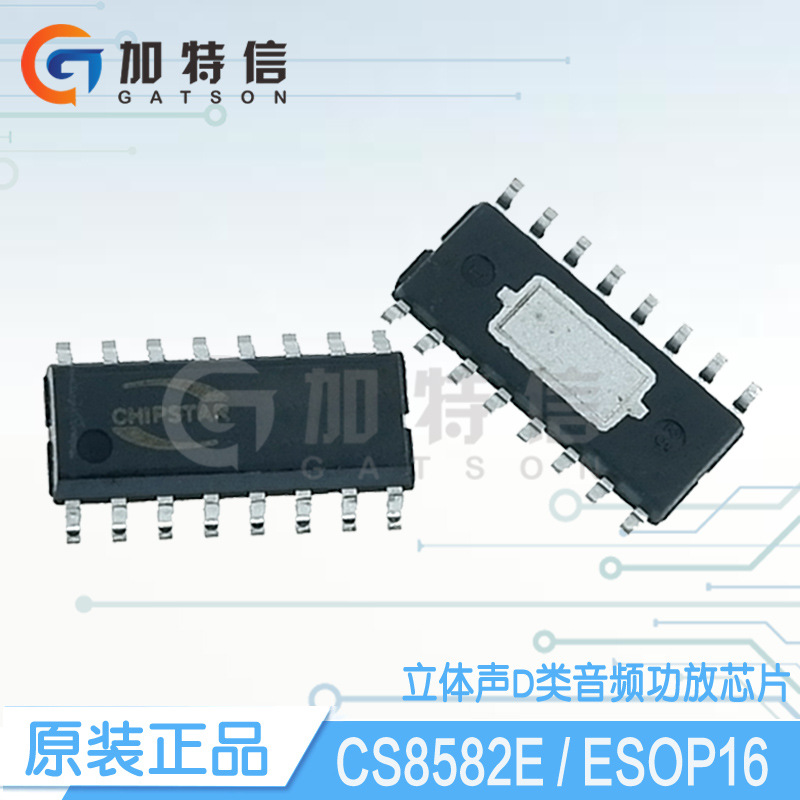 CS8582E package ESOP16 Chipura original 2*9 6W stereo Class D audio amplifier IC chip