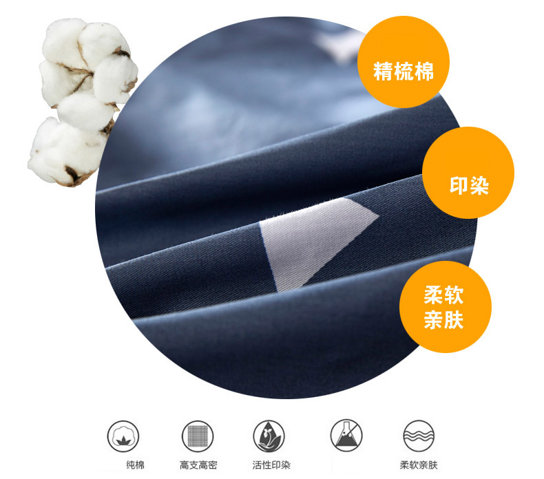 Vỏ gối cotton Bộ chăn ga gối cotton dành cho người lớn Vỏ gối đơn 48 * 74 vỏ gối cotton 2 giá - Gối trường hợp gối tựa lưng sofa