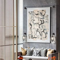 Dafen Village Oil Painting Custom Living Room Decorative Painting Luxury Simple Corridor Corridor Entrance Hotel Villa Hand-painted Mural