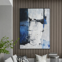 Living room dining room porch decorative painting hand-painted oil painting custom modern simple sofa background wall abstract mural large