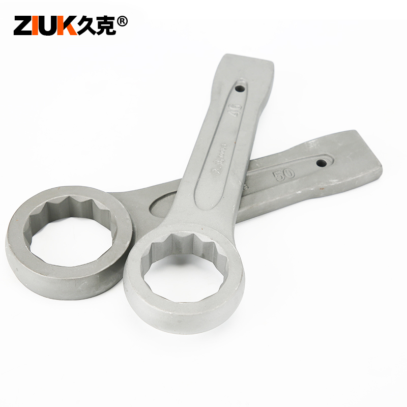 Juke Heavy Strike Wrench Straight Handle Single Head Opening Plum Wrench 24 30 32 36 41 46 150mm