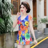 Купальник для матери, по фигуре, для среднего возраста, коллекция 2023, размер