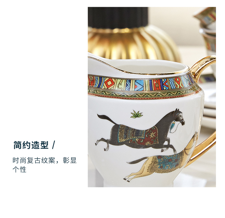 Europe type restoring ancient ways of ceramic tea set light key-2 luxury home sitting room tea cup individuality creative office tea gifts