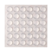 Anti-collision door blocker door anti-collision buffer household door rear door top windshield transparent silicone cute particles no need to punch holes