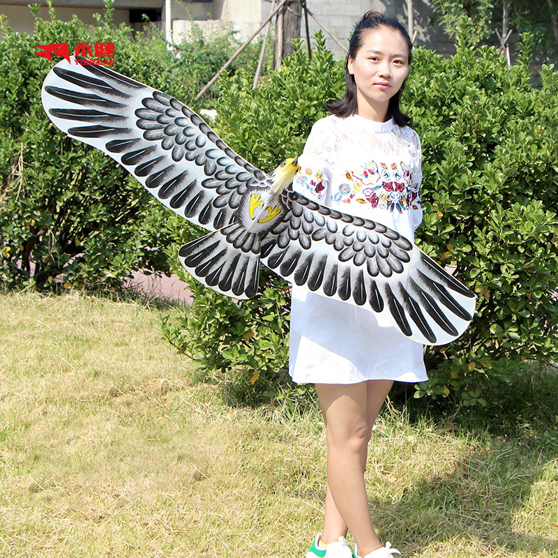 Weifang kite Yongjian adult disc hawk kite hand-painted and unrotten disc hawk kite wheel wool wire bag