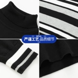 Демисезонный свитер, трендовый лонгслив для школьников, шерстяная куртка, в корейском стиле, увеличенная толщина, подходит для подростков