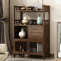 Home simple new Chinese tea table kung fu tea table small apartment living room office balcony tea table tea cabinet