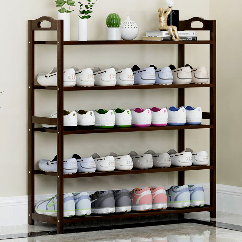 Shoe frame multilayer simple household doorway dust-proof shoes shoe cabinet Nanbamboo dormitory space economy small shoe rack