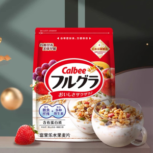 【自营】卡乐比原装进口水果麦片600克*2袋