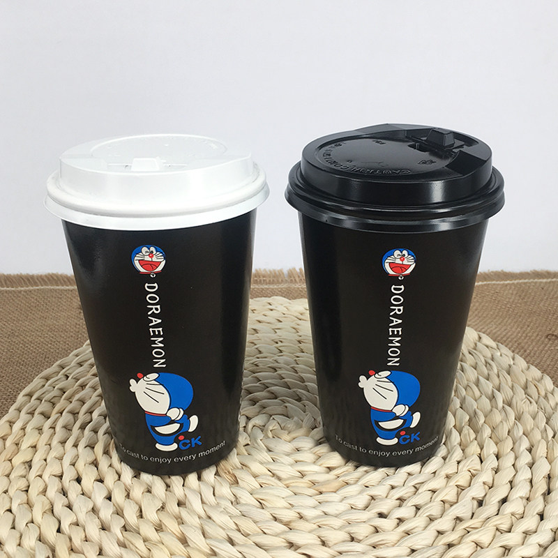 16A 22A Double shower film Cold Drinking cups Blue Fat Disposable Milk Tea Cups Coffee Cupcakes Thickened 1000 DingDo