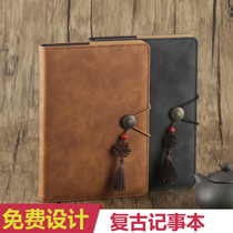 Business notebook simple notebook thickened hand book retro notebook conference notebook custom logo student exquisite colorful notebook creative stationery notebook thick custom logo