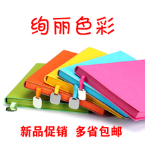 Thickened business meeting simple color bright color notebook stationery notebook stationery notebook A5B5 soft leather notepad with pendant hipster diary notebook portable portable note custom custom custom logo