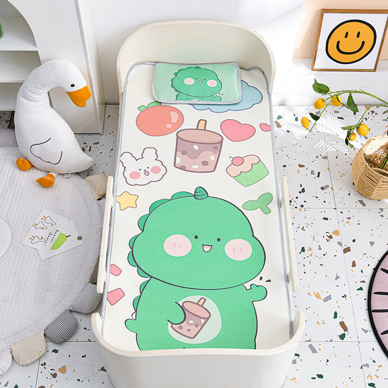 Children's Bed Ice Silk Cool Mat All Season Universal Baby Newborn Baby Breathable Kindergarten Washable Child Soft Mat