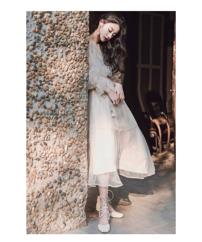 Váy xòe siêu cổ dài 2019 - Sản phẩm HOT