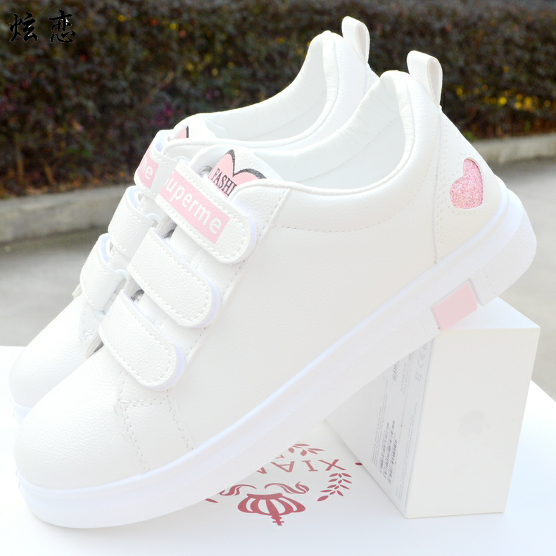  Spring girl children white shoes 15 junior high school students 14 years old sports white shoes Korean version wild 13 breathable travel shoes