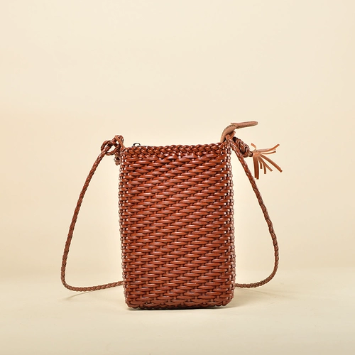 Пляжная кожаная летняя сумка через плечо, небольшая сумка, из натуральной кожи