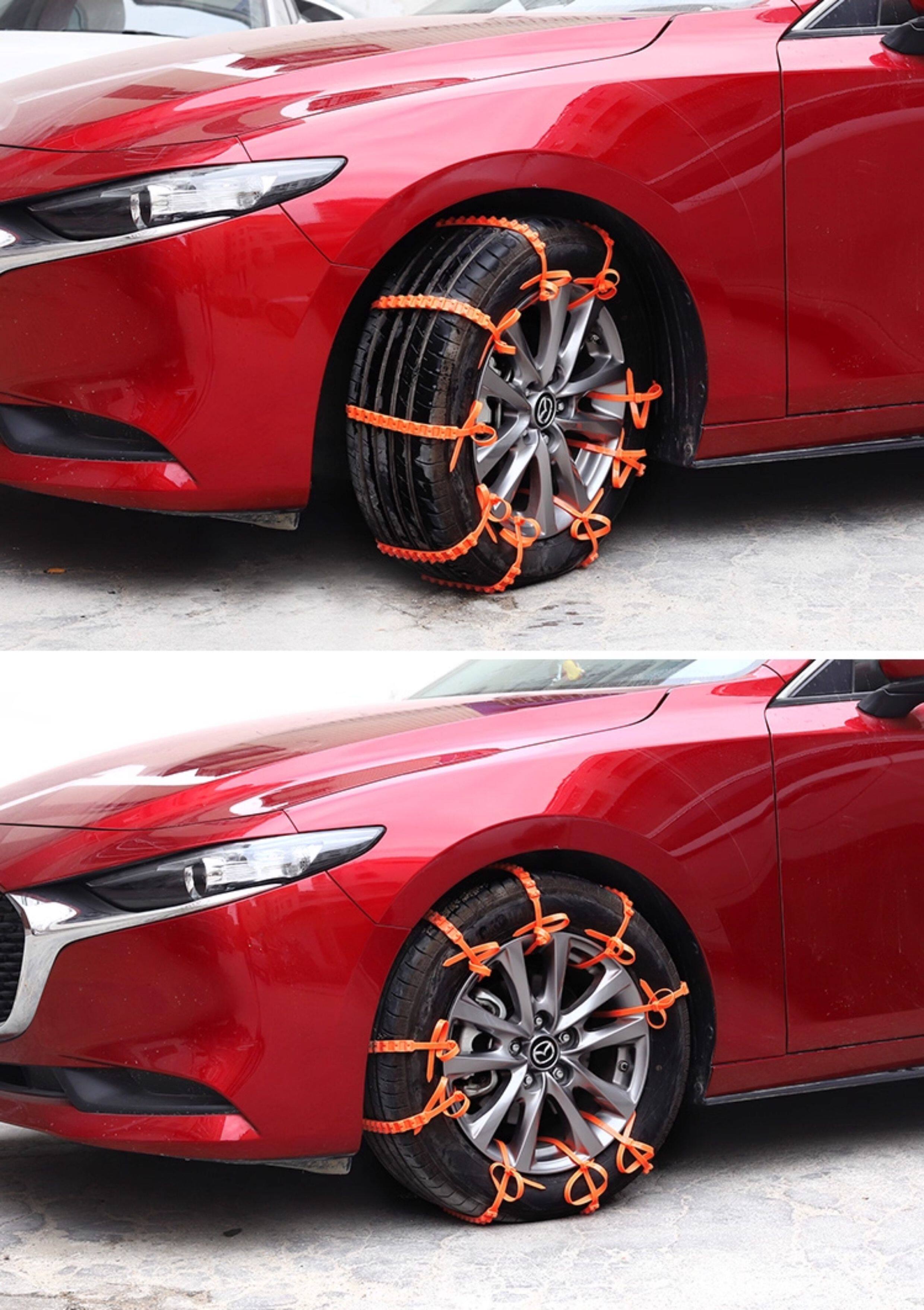 Car Winter Anti-Skid Nylon Cable Tie Strip Off-Road Car Suv Van Universal Tire Snow Artifact