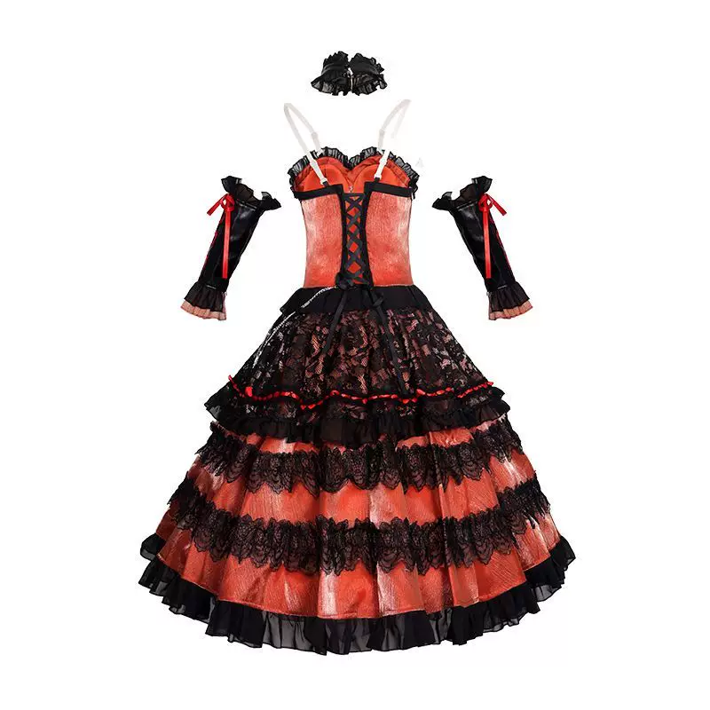 Новая Tokizaki Dating Battle Crazy Three Spirit Clothing Cosplay Clothing Nightmare Cos Anime Clothing Goth Princess Clothing