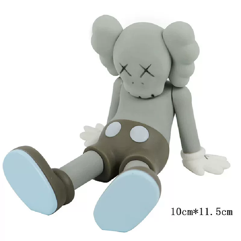 Каркасный центр консоль автомобиля картинка украшение KAWS агрессивный медвежонок кукла прилив игрок эмалевый зубной конверт лицо Сoses кукла