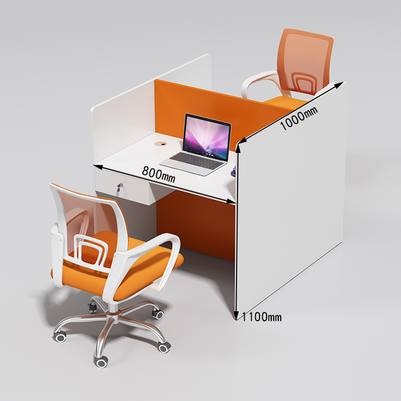 Face To Face Double (With Drawers)staff member desk Electric pin Operator Jam office Tables and chairs combination sale Station staff screen Small card seat