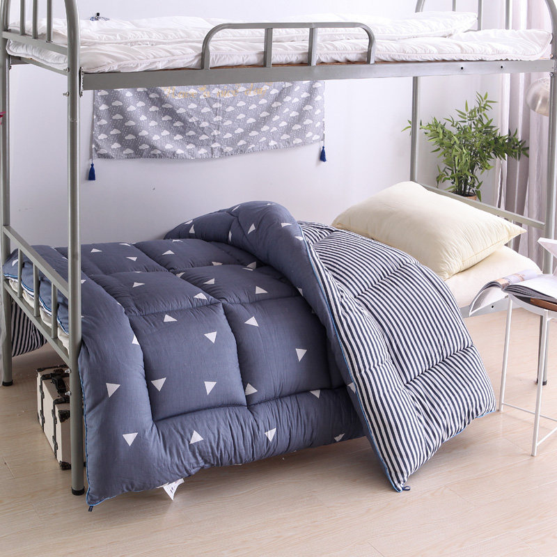 Spring and autumn sanding winter quilt thickened student single quilt core 1 5 cover double 1 8m warm bedding quilt