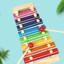 Wooden musical instrument knock-knock piano childrens early education educational toy knock-knock piano infant educational musical instrument toy